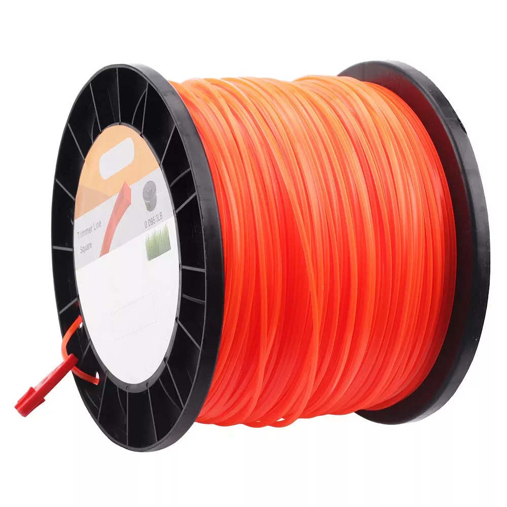 .095-Inch Square Grass Trimmer Line 3 Pound for Echo SRM235 SRM230 Stihl FS56RC FS55R Husqvarna 128LD Ryobi RY253SS String Trimmer