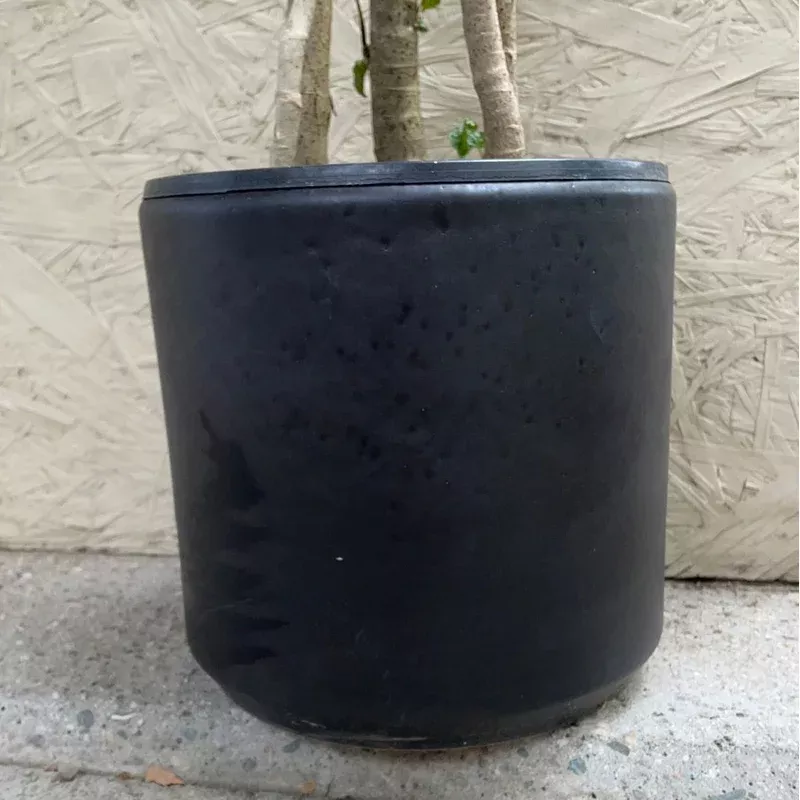 10-deep-buff-glazed-matte-black-pot 10" Deep Buff Glazed- Matte Black Pot
