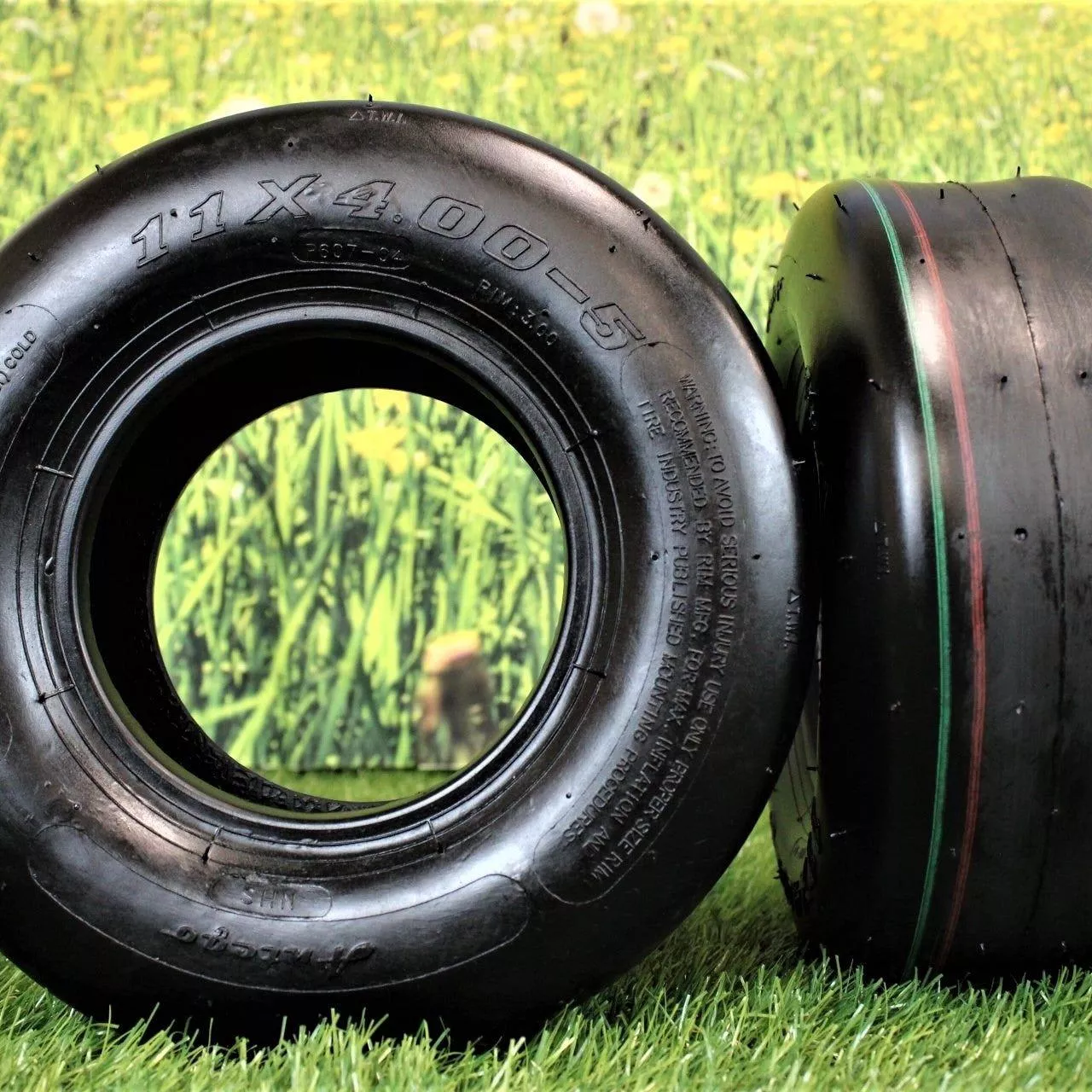 11x4-00-5-4-ply-turf-tires-lawn-garden-mower-set-2 11x4.00-5 4 Ply Turf Tires for Lawn & Garden Mower (Set of 2)
