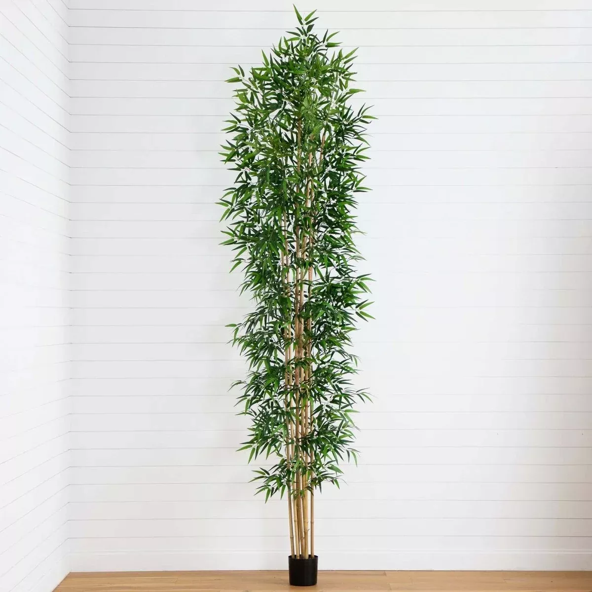 12-ft-artificial-bamboo-tree-with-real-bamboo-trunks 12-ft Artificial Bamboo Tree with Real Bamboo Trunks