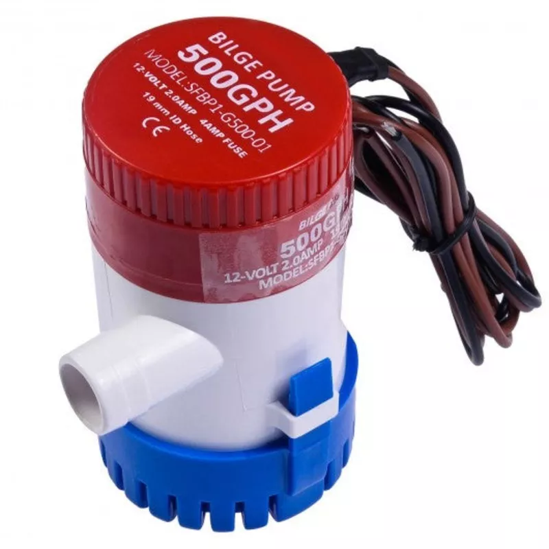 12v-2-0a-500-gph-electric-bilge-pump-marine-boat-yacht-submersible-3-4-hose 12V 2.0A 500 GPH Electric Bilge Pump Marine Boat Yacht Submersible 3/4″ Hose