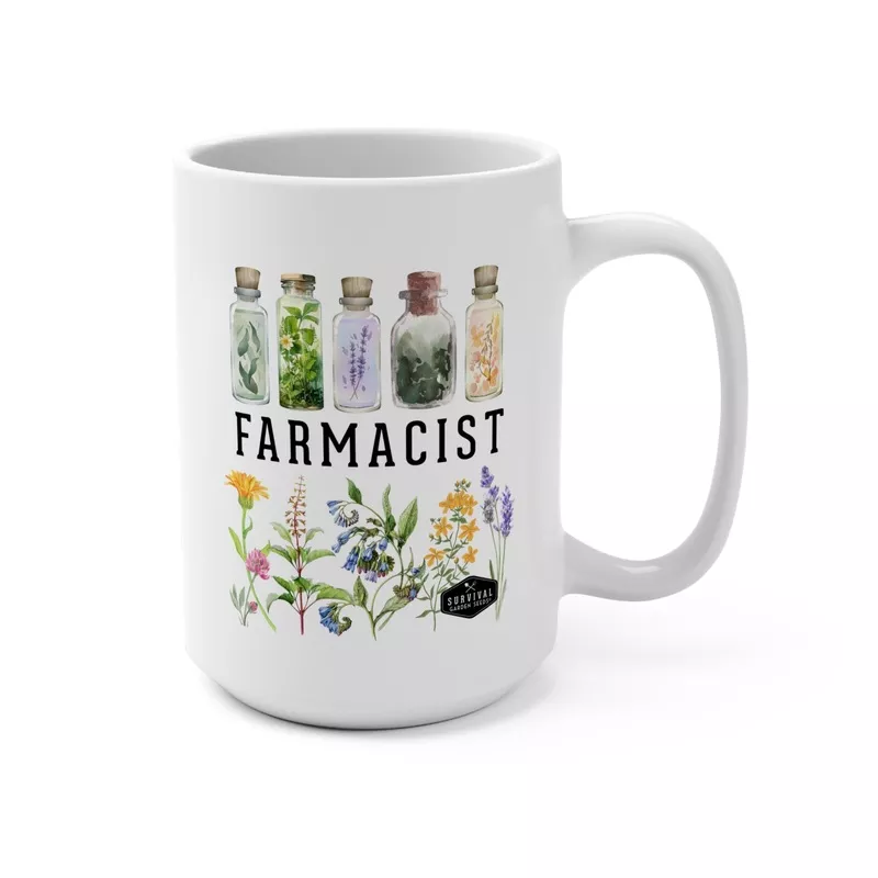 15oz Ceramic Mug - "Farmacist"