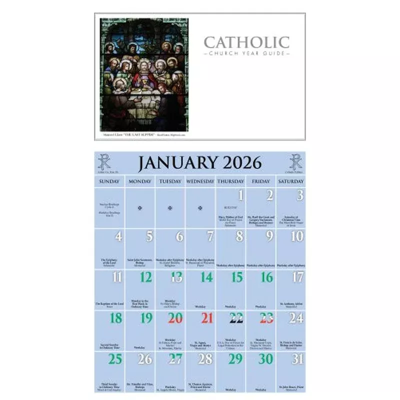 2026-catholic-wall-calendar-church-year-guide 2026 Catholic Wall Calendar: Church Year Guide