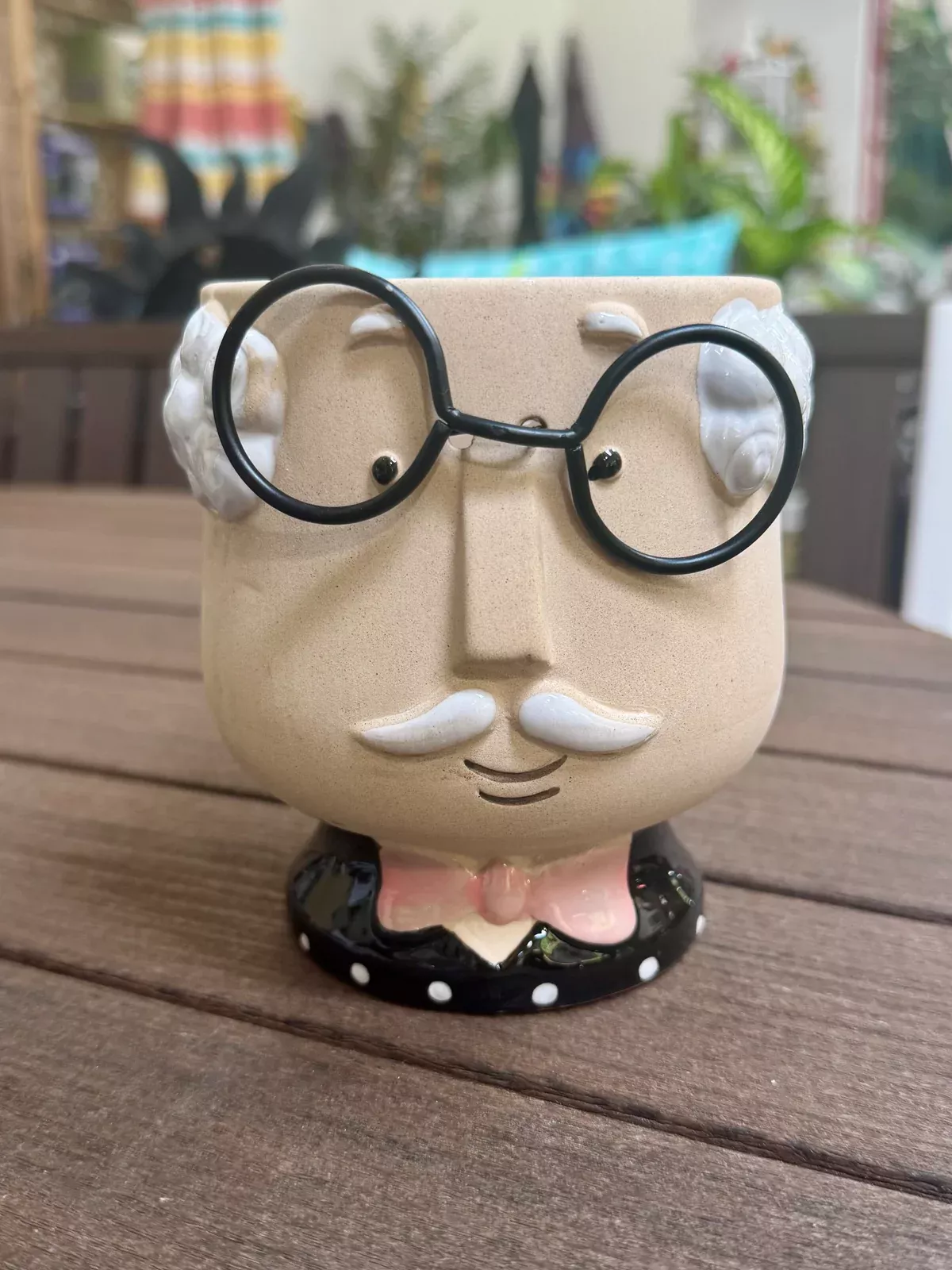4" Quirky Guy Succulent Pot