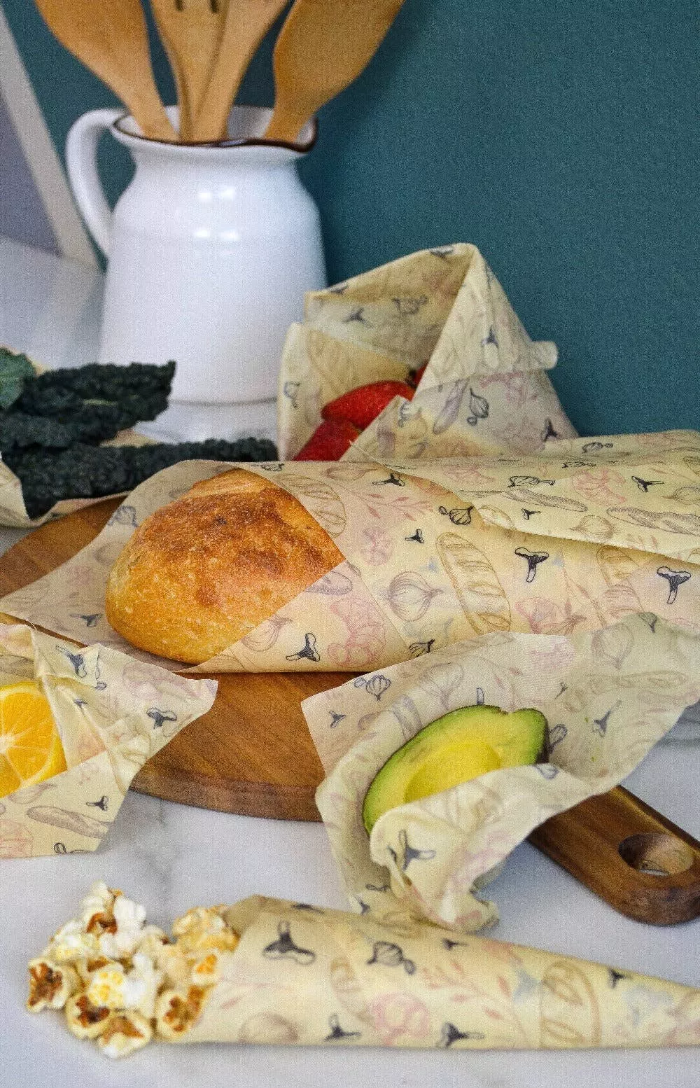 5ft-plant-based-wax-food-wrap-roll 5ft Plant-Based Wax Food Wrap Roll