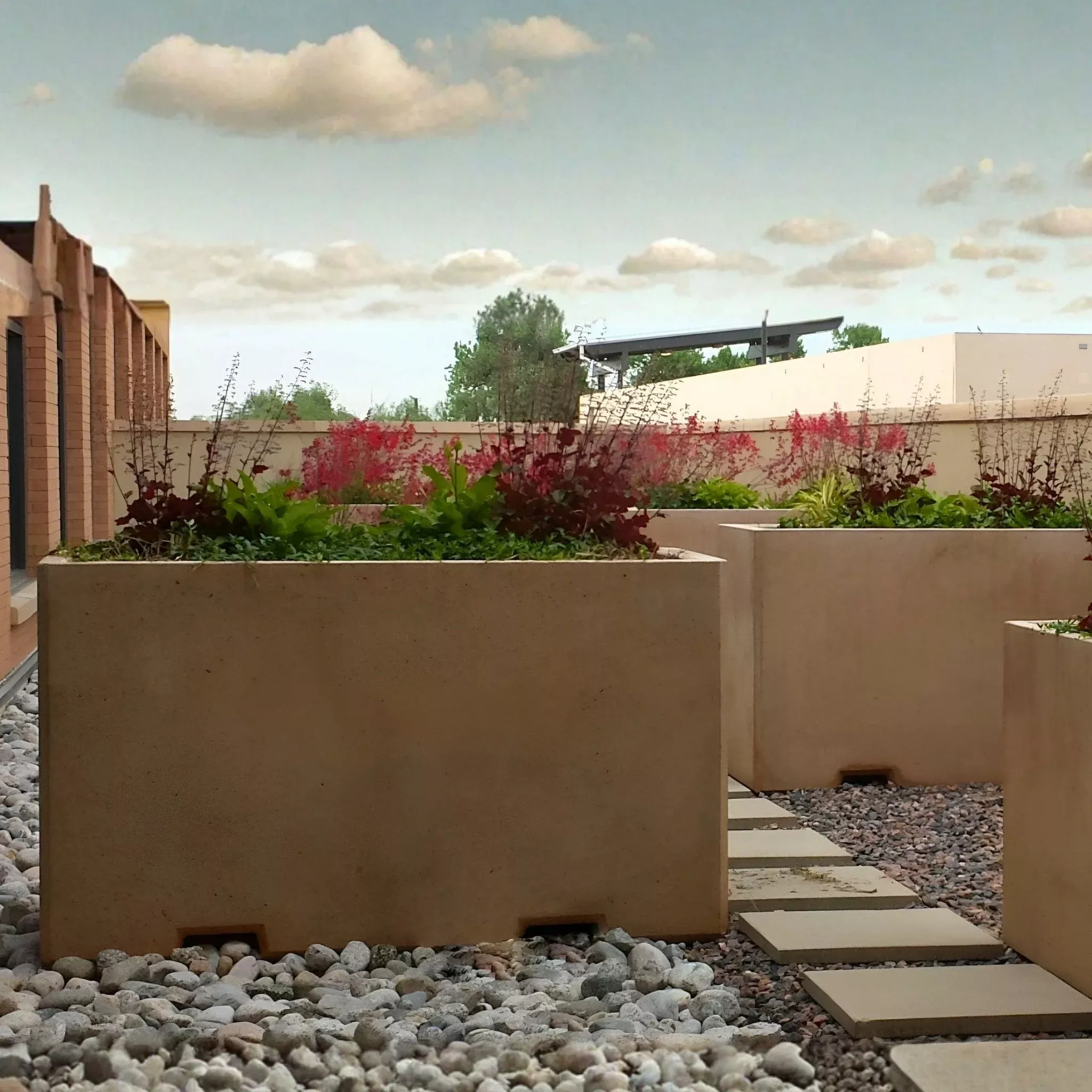 6FT Large Rectangular Concrete Planter - Architectural Collection