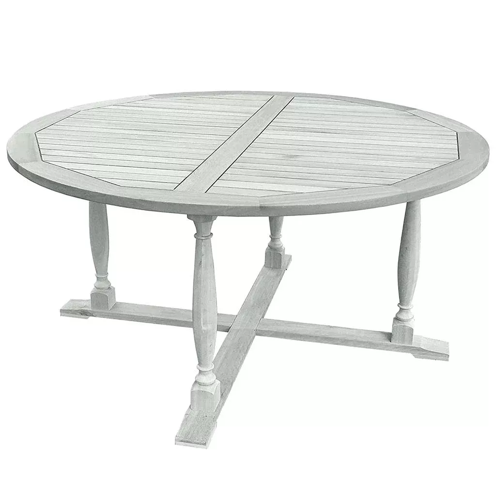 acacia-round-white-washed-dining-table-by-pebble-lane Acacia Round White Washed Dining Table By Pebble Lane