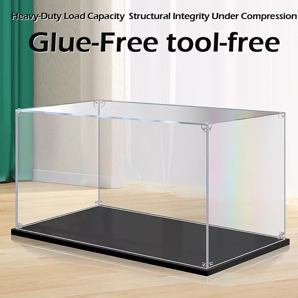 Acrylic Display Case for Collectibles, Clear Acrylic Display Box