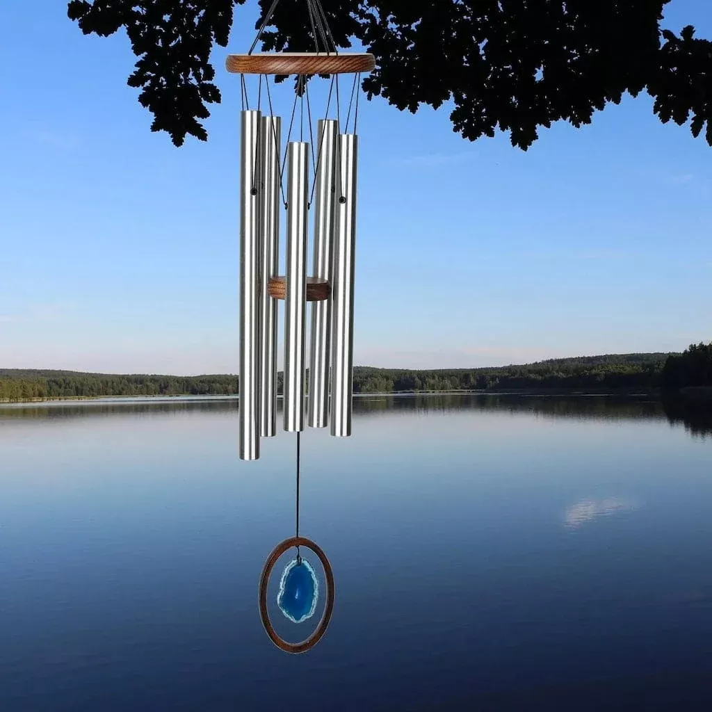 agate-large-blue-wind-chime-by-woodstock-chimes Agate Large Blue Wind Chime by Woodstock Chimes