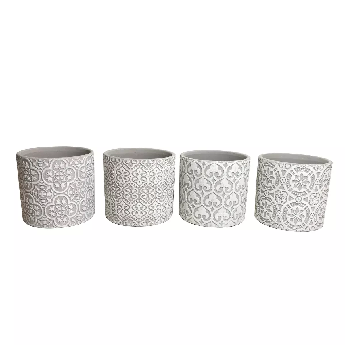 Amelie Cement Asst pot