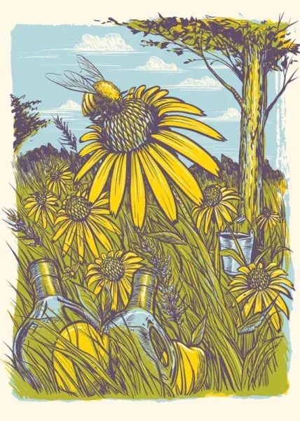 anniversary-card-honey-bee Anniversary Card: Honey Bee