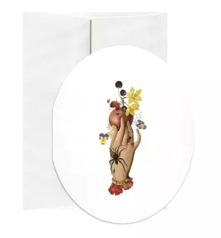 Apple Oval Card