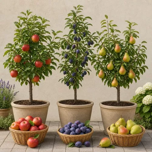 apple-plum-pear-trees-3-pack-dwarf-fruit-trees-easy-grow-backyard-orchard-starte Apple, Plum & Pear Trees (3-Pack) – Dwarf Fruit Trees, Easy Grow Backyard Orchard Starter Kit (9 Pack – 3 of Each)