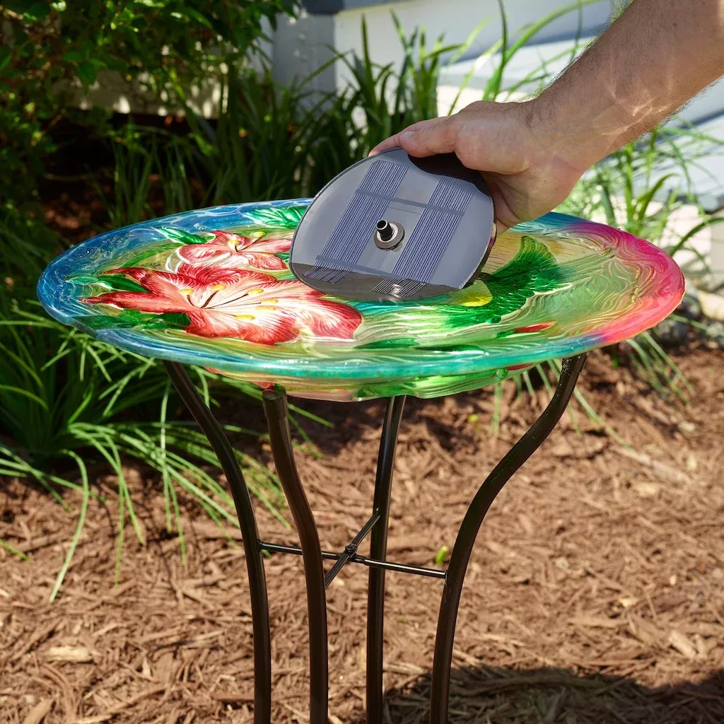 Aquanura Solar Mini Birdbath Kit By Smart Solar