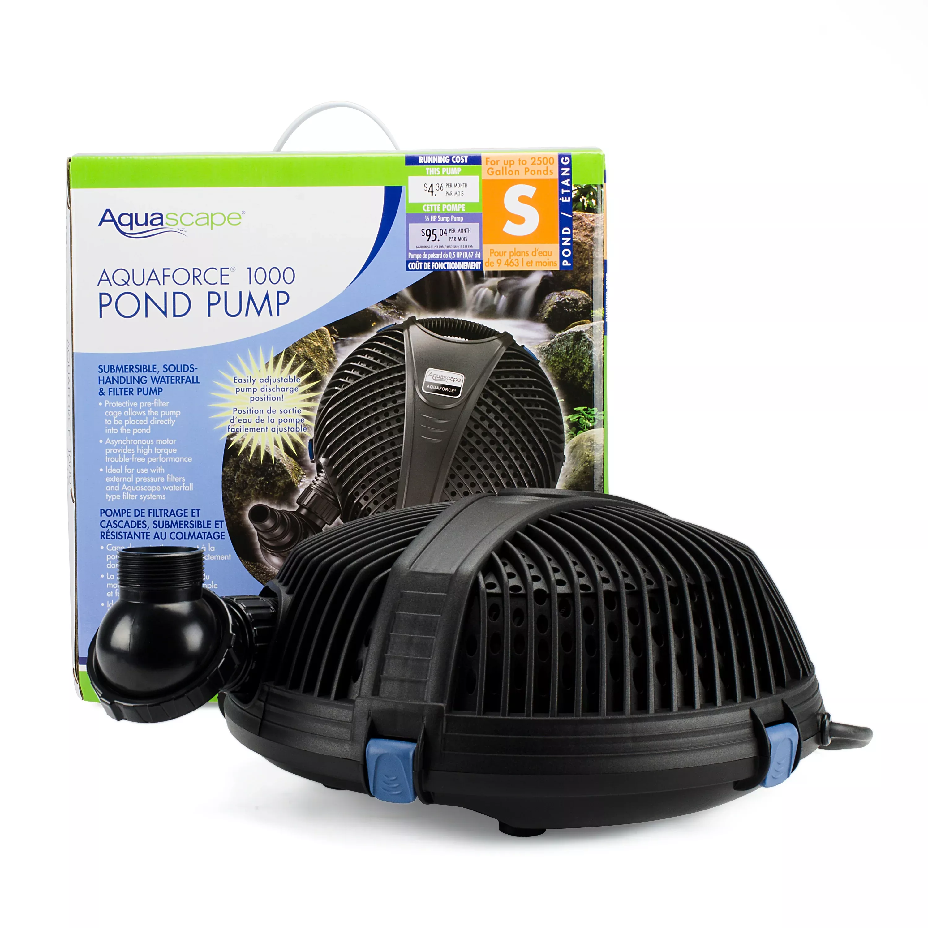 aquascape-aquaforce-1000-solids-handling-pond-pump Aquascape AQUAFORCE 1000 SOLIDS-HANDLING POND PUMP