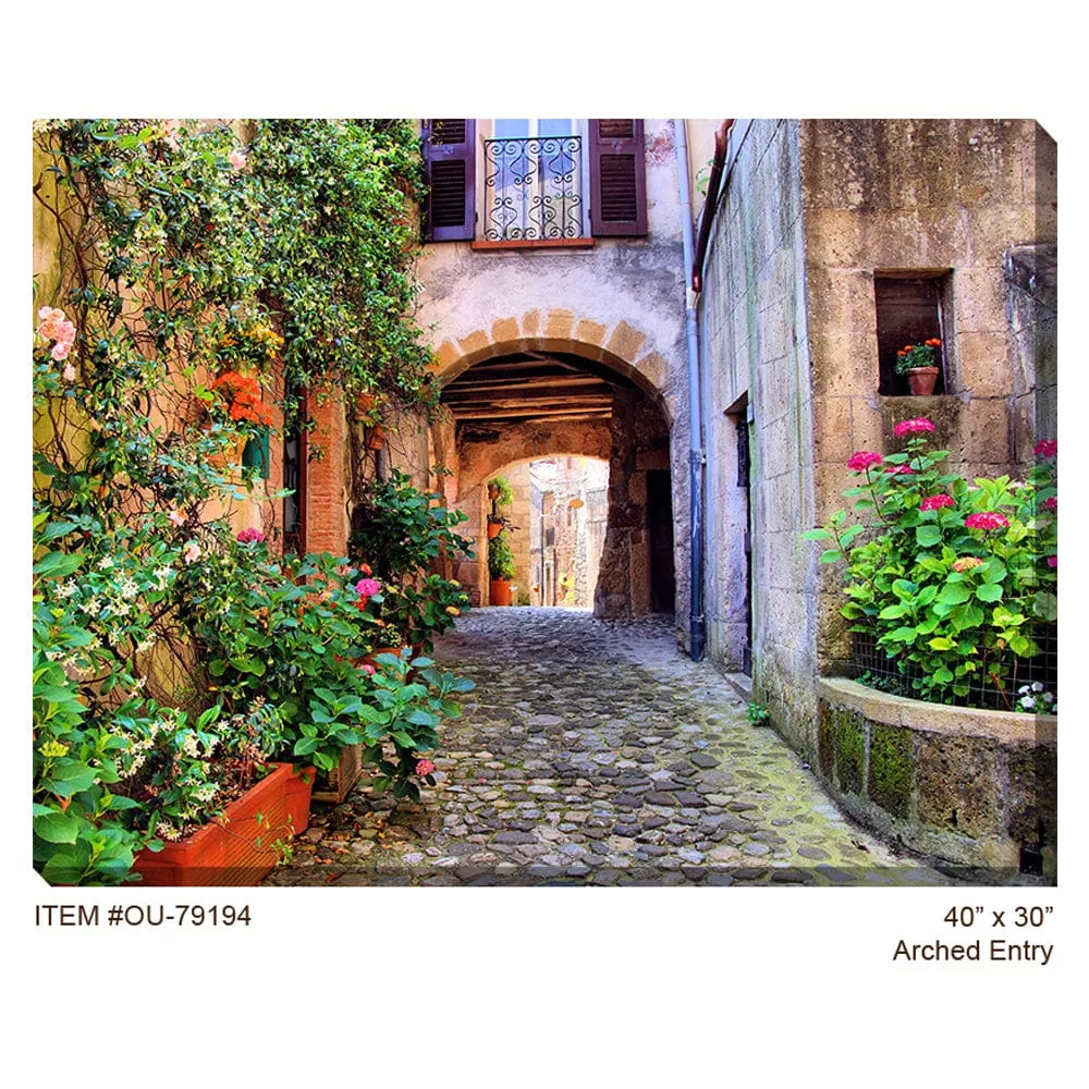 arched-entry-outdoor-canvas-art Arched Entry Outdoor Canvas Art