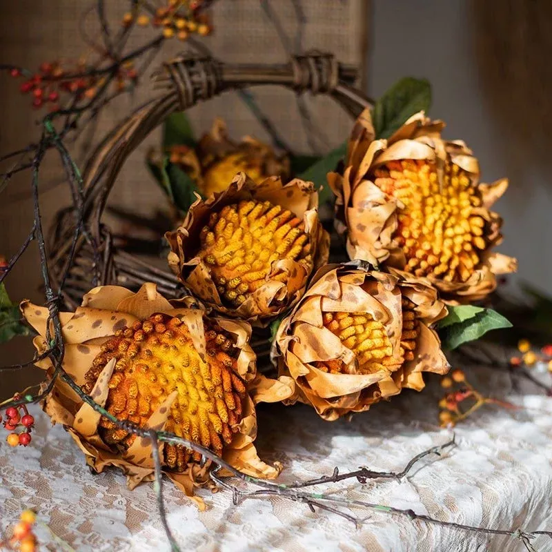 artificial-flannel-sunflower-stem Artificial Flannel Sunflower Stem