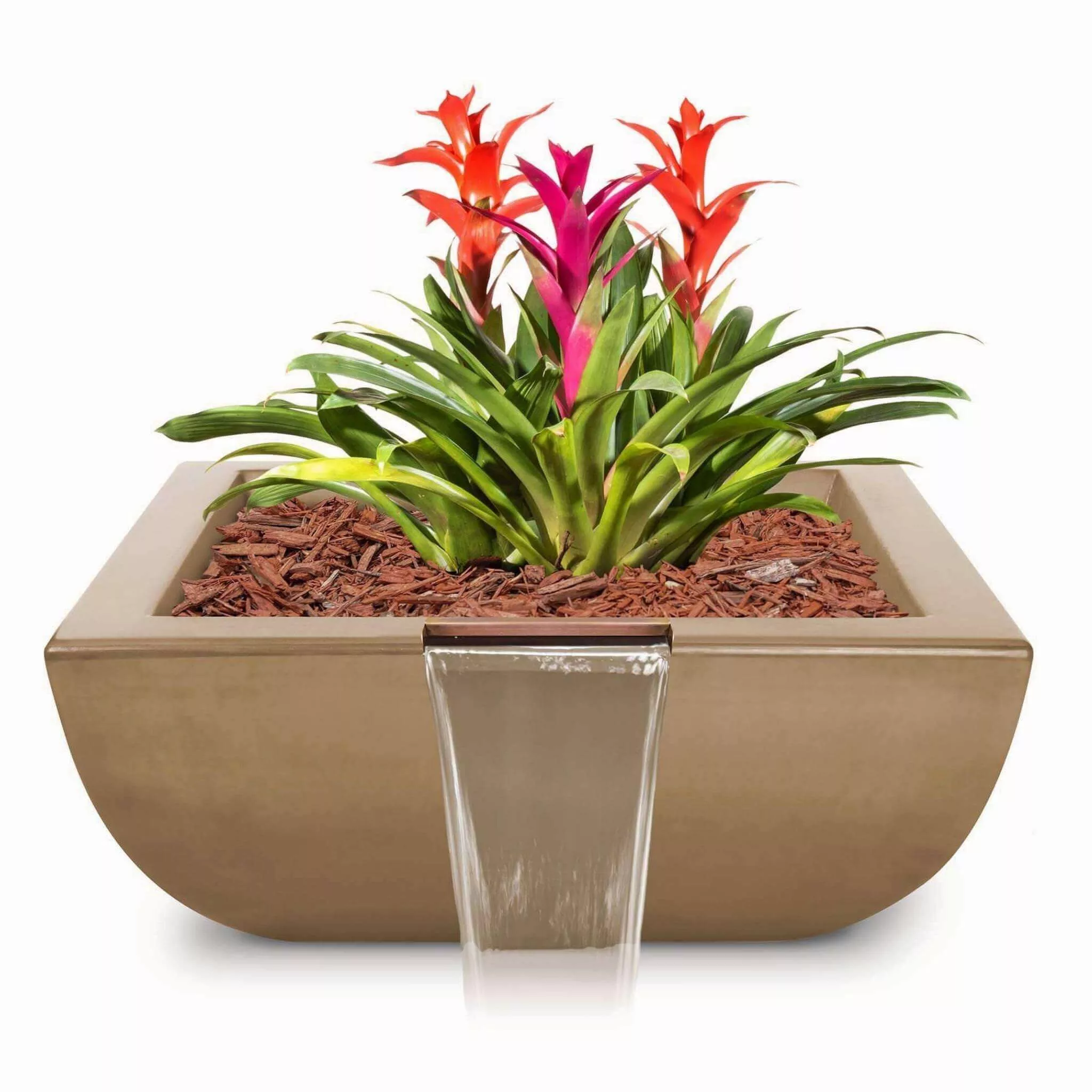 Avalon Concrete Planter & Water Bowl - The Outdoor Plus