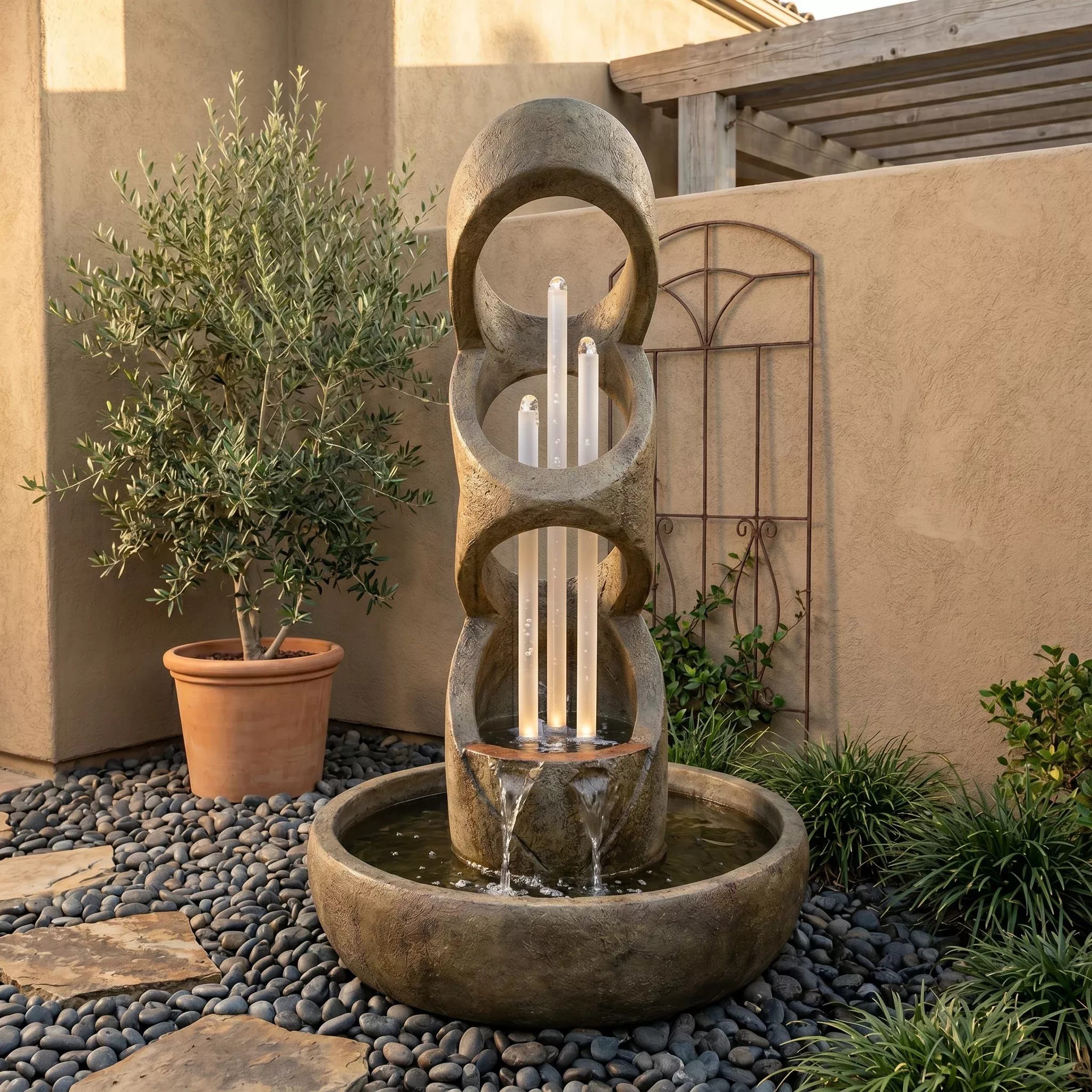 Balancing Rings Fountain