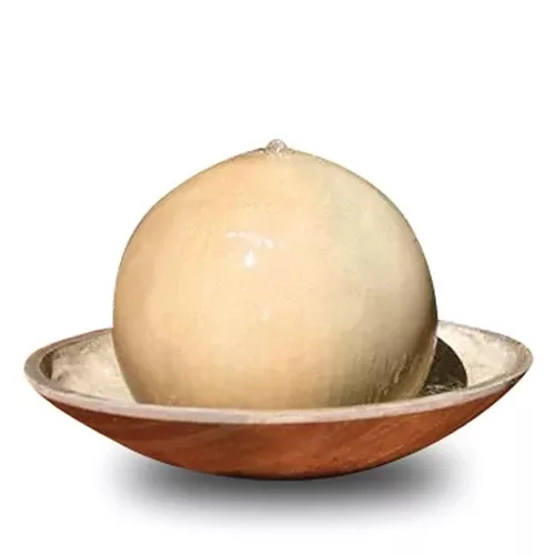 Ball and Wok Outdoor Fountain