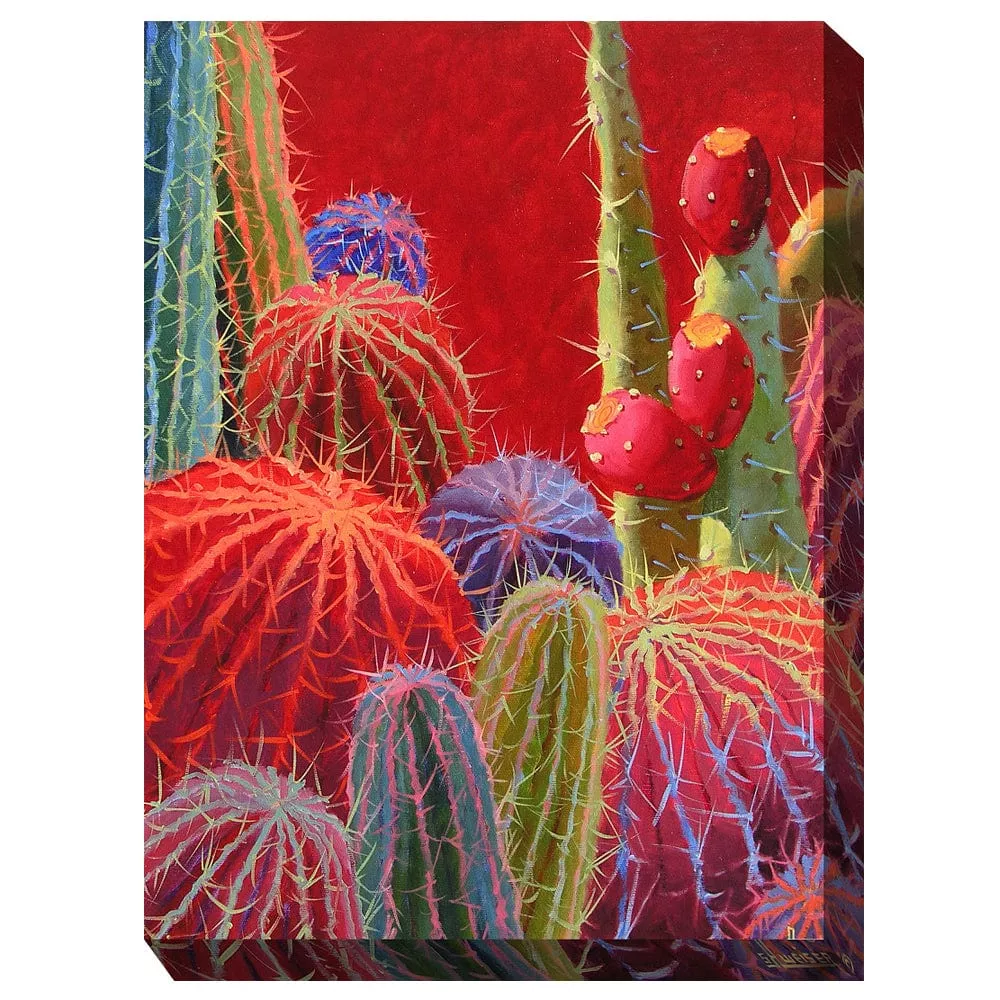 barrel-cactus-2-outdoor-canvas-art Barrel Cactus #2 Outdoor Canvas Art