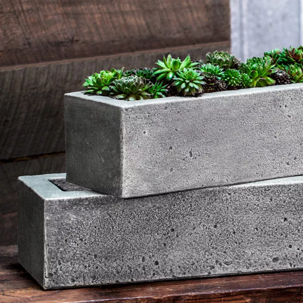 basic-element-cast-stone-concrete-planter Basic Element Cast Stone Concrete Planter