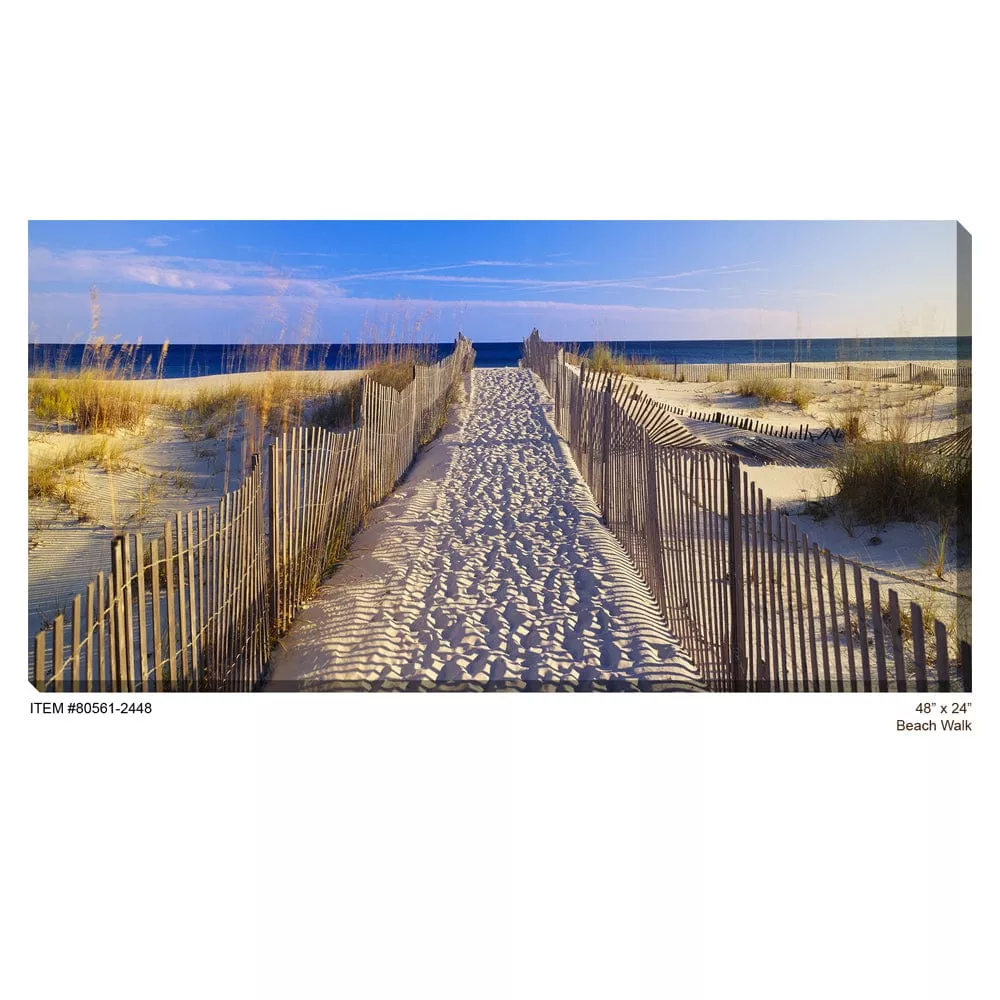 beach-walk-outdoor-canvas-art Beach Walk Outdoor Canvas Art