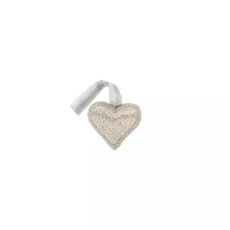 Beaded Heart Ornament