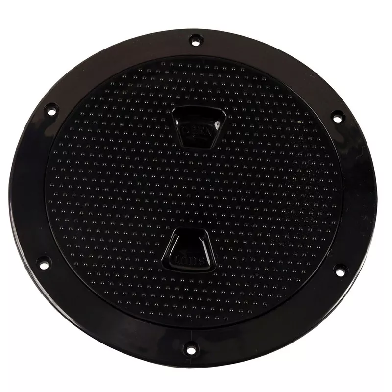 Beckson 6″ Non-Skid Screw-Out Deck Plate – Black [DP62-B]