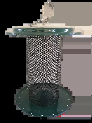 Bird Feeder: 3 QT Metal Seed Feeders