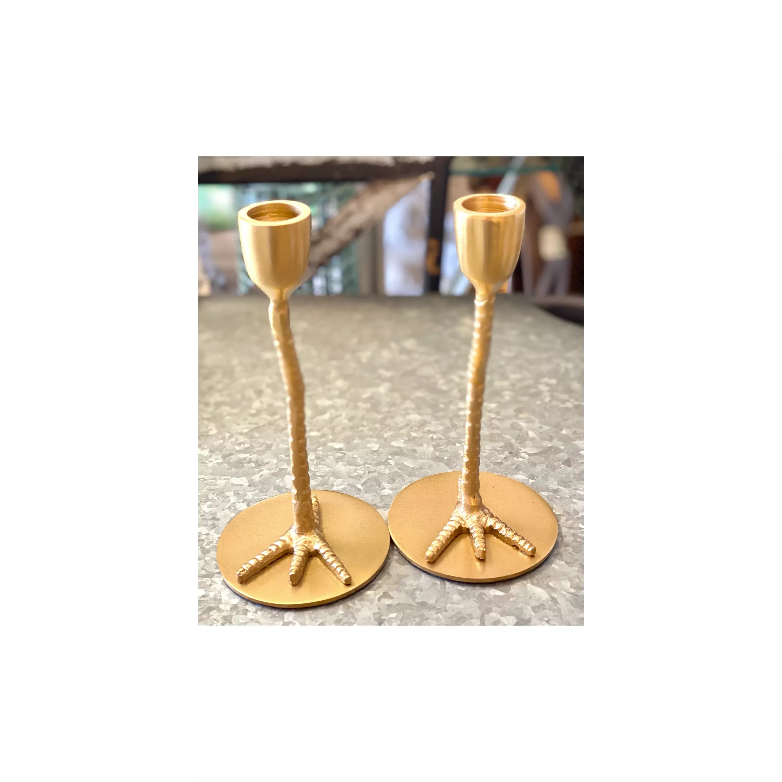 Bird Feet Candle Holder