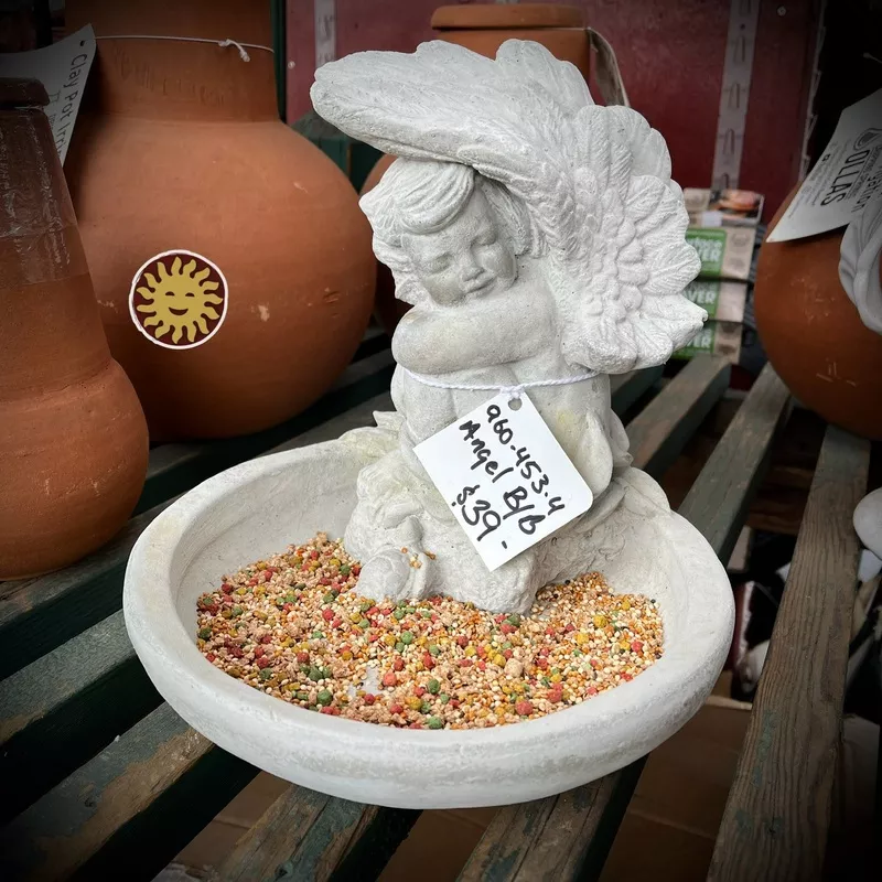 birdbath-angel-birdbath-one-piece-mini Birdbath | Angel Birdbath, One-Piece, Mini