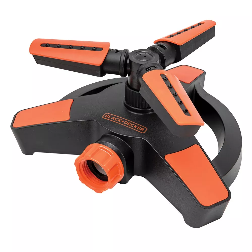 black-decker-3-arm-adjustable-sprinkler-bd8428 BLACK+DECKER 3-Arm Adjustable Sprinkler BD8428