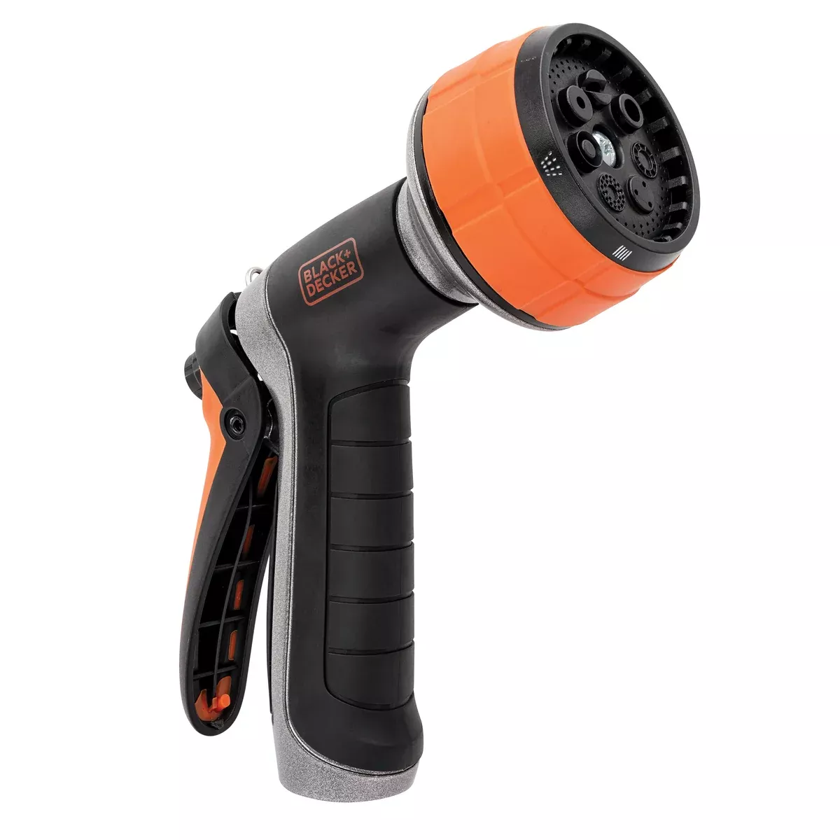 black-decker-dial-7-pattern-rear-trigger-hose-nozzle-bd59577 BLACK+DECKER Dial 7 Pattern Rear Trigger Hose Nozzle BD59577