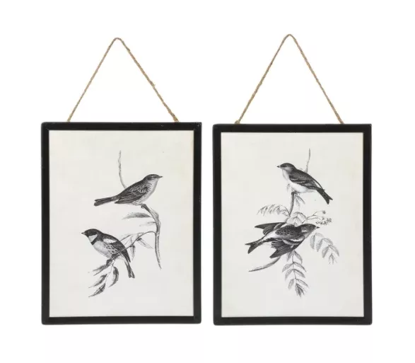 black-white-bird-wall-decor Black and White Bird Wall Decor