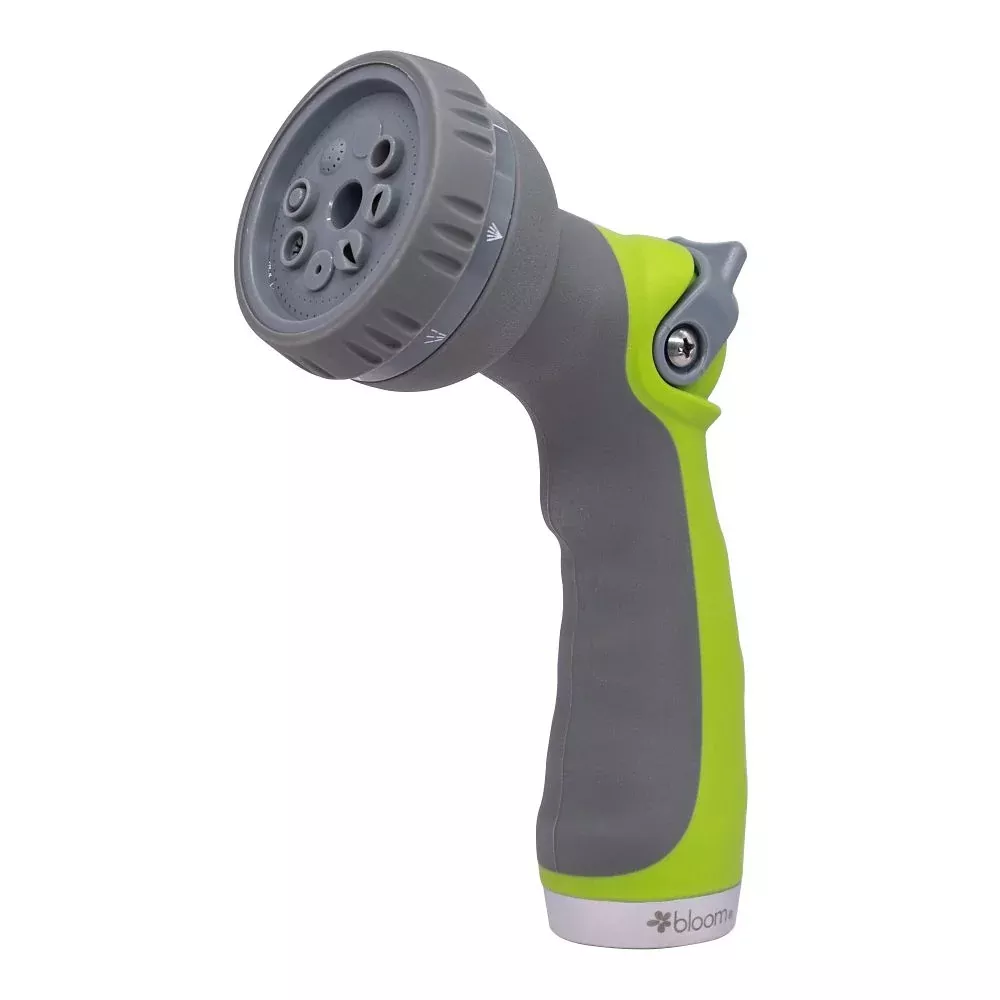 Bloom 8-Spray Pattern Thumb Control Watering Nozzle 71087BL
