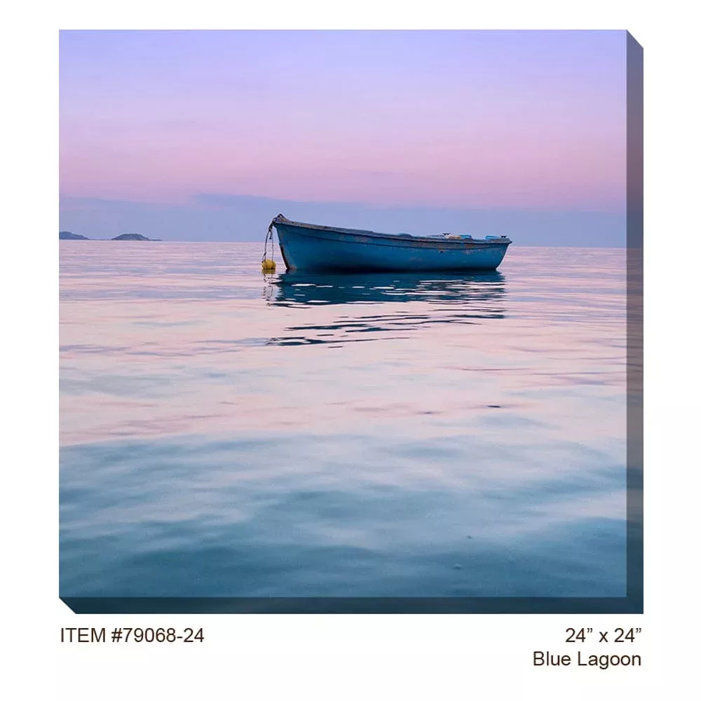 Blue Lagoon Outdoor Canvas Art