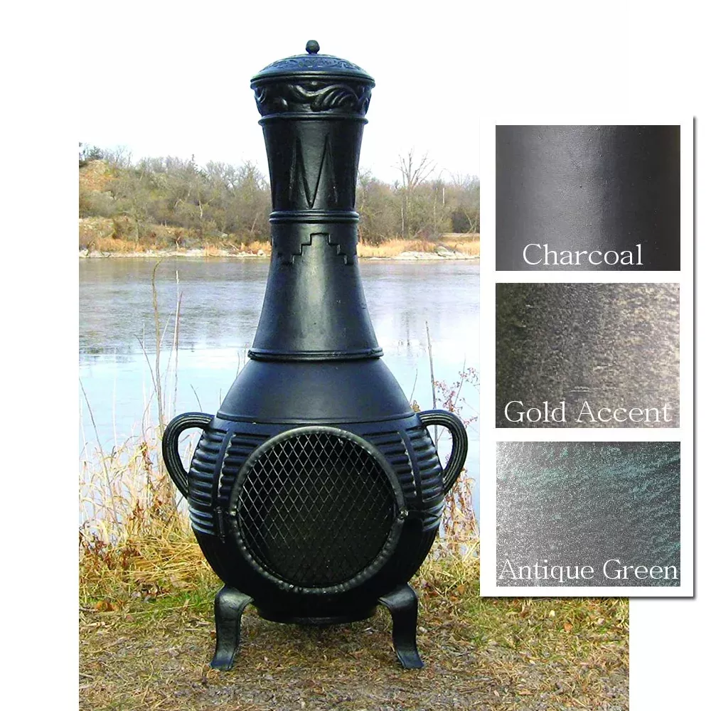 blue-rooster-pine-chiminea The Blue Rooster Pine Chiminea