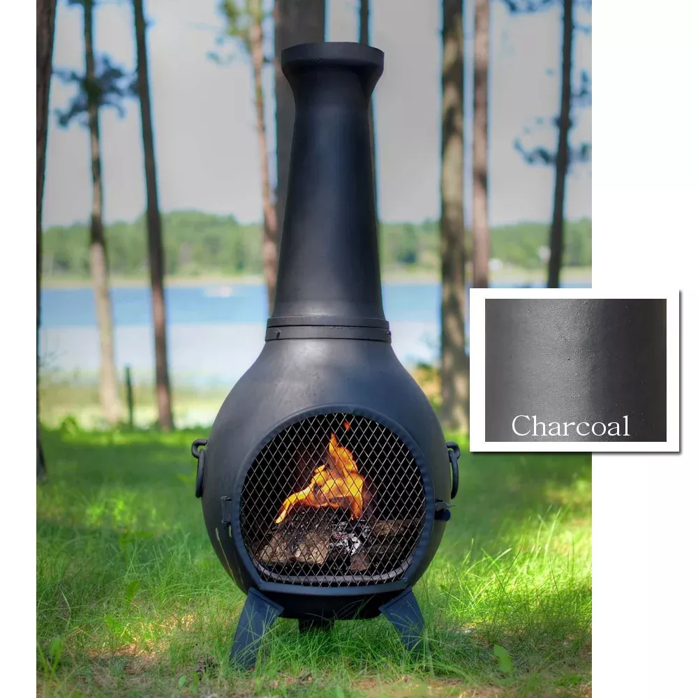 blue-rooster-prairie-chiminea The Blue Rooster Prairie Chiminea