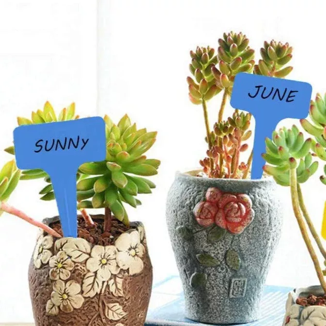 blue-t-shaped-plant-labels Blue T-Shaped Plant Labels