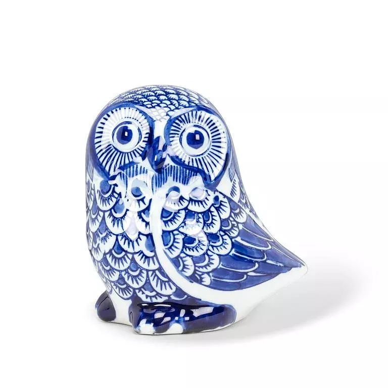 Blue/White Owls