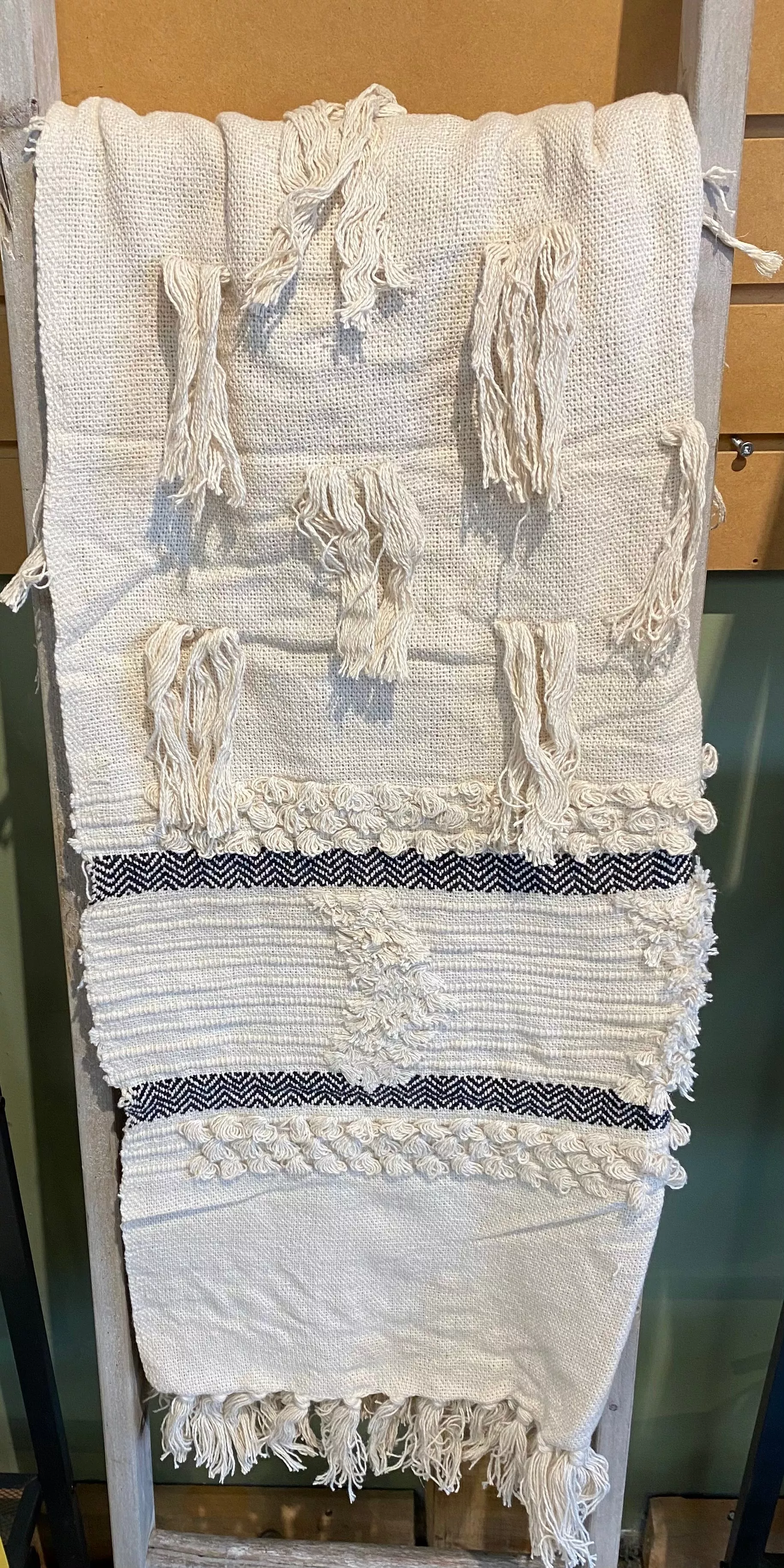 Boho Fringe Throw