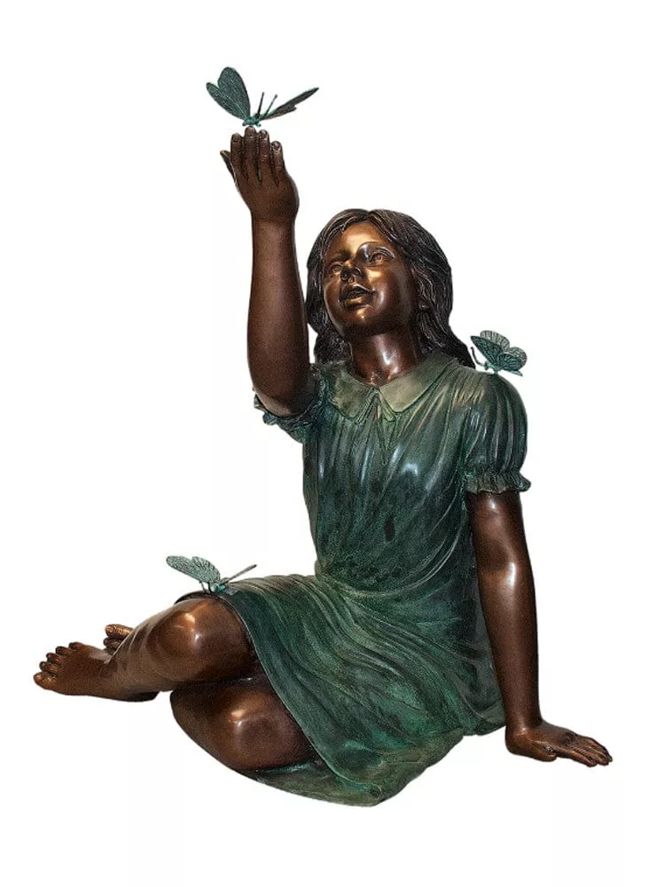 brass-baron-butterfly-girl-statue Brass Baron Butterfly Girl Statue