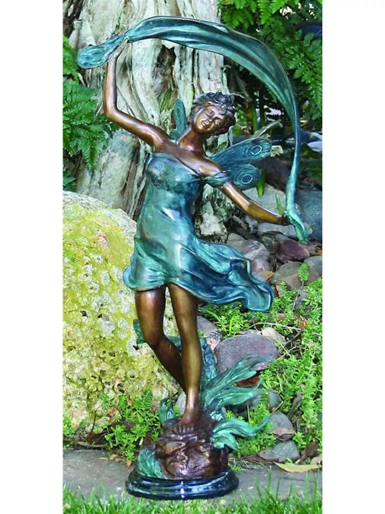 brass-baron-dancing-fairy-garden-statue Brass Baron Dancing Fairy Garden Statue