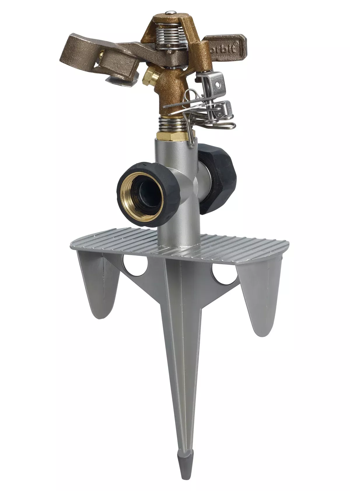 brass-impact-sprinkler-on-zinc-spike-56946 Brass Impact Sprinkler on Zinc Spike 56946