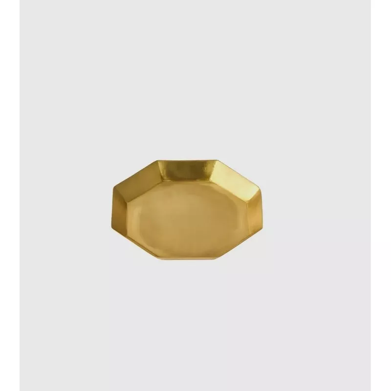 BRASS OCTAGON TRAY