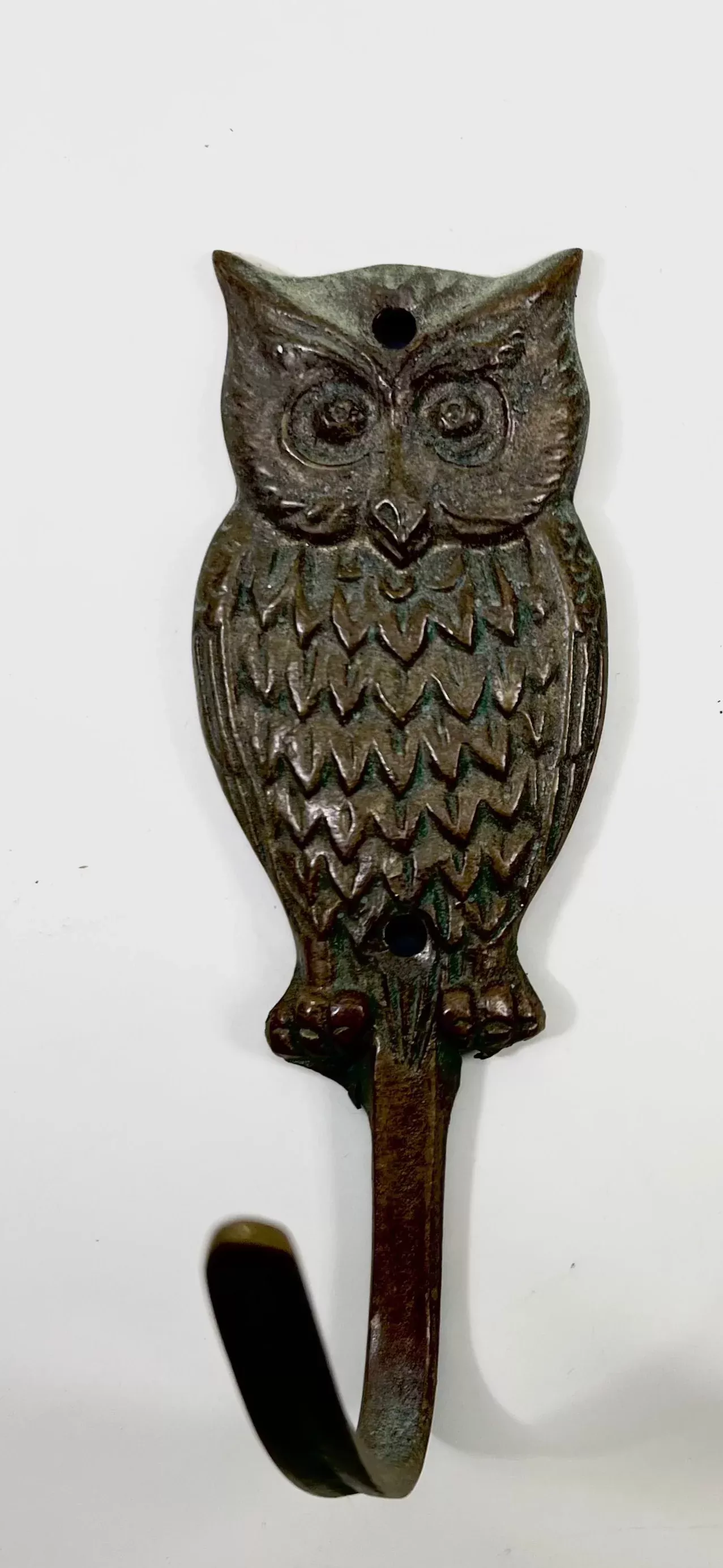 Brass Owl Wall Hook