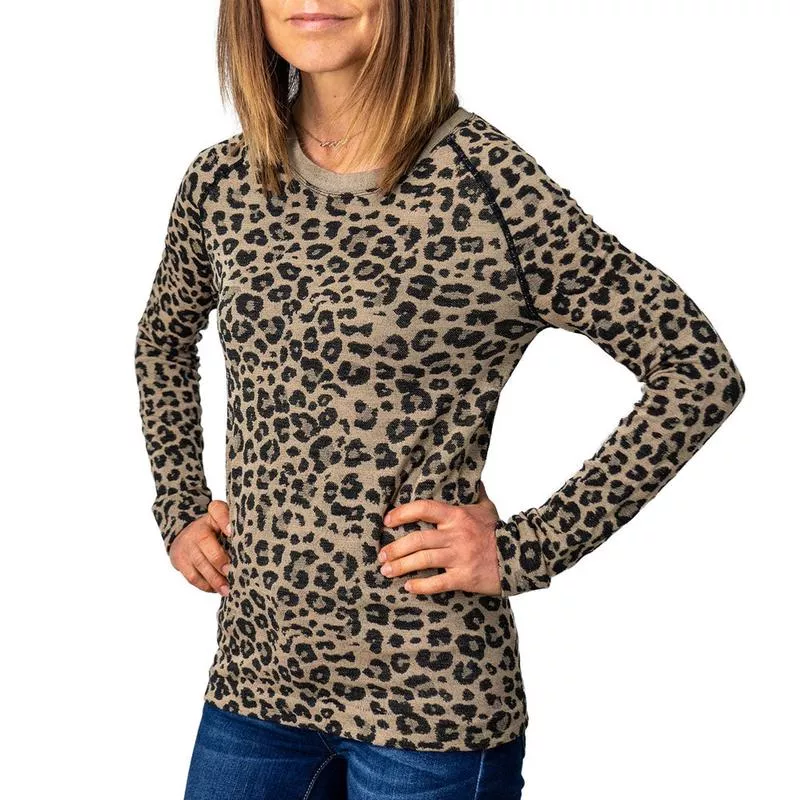 Britt's Knits, Leopard Fleece Top