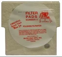 BUON VINO FILTER MINI PAD #2 POLISH MICRON 1.8 (3/PKG)