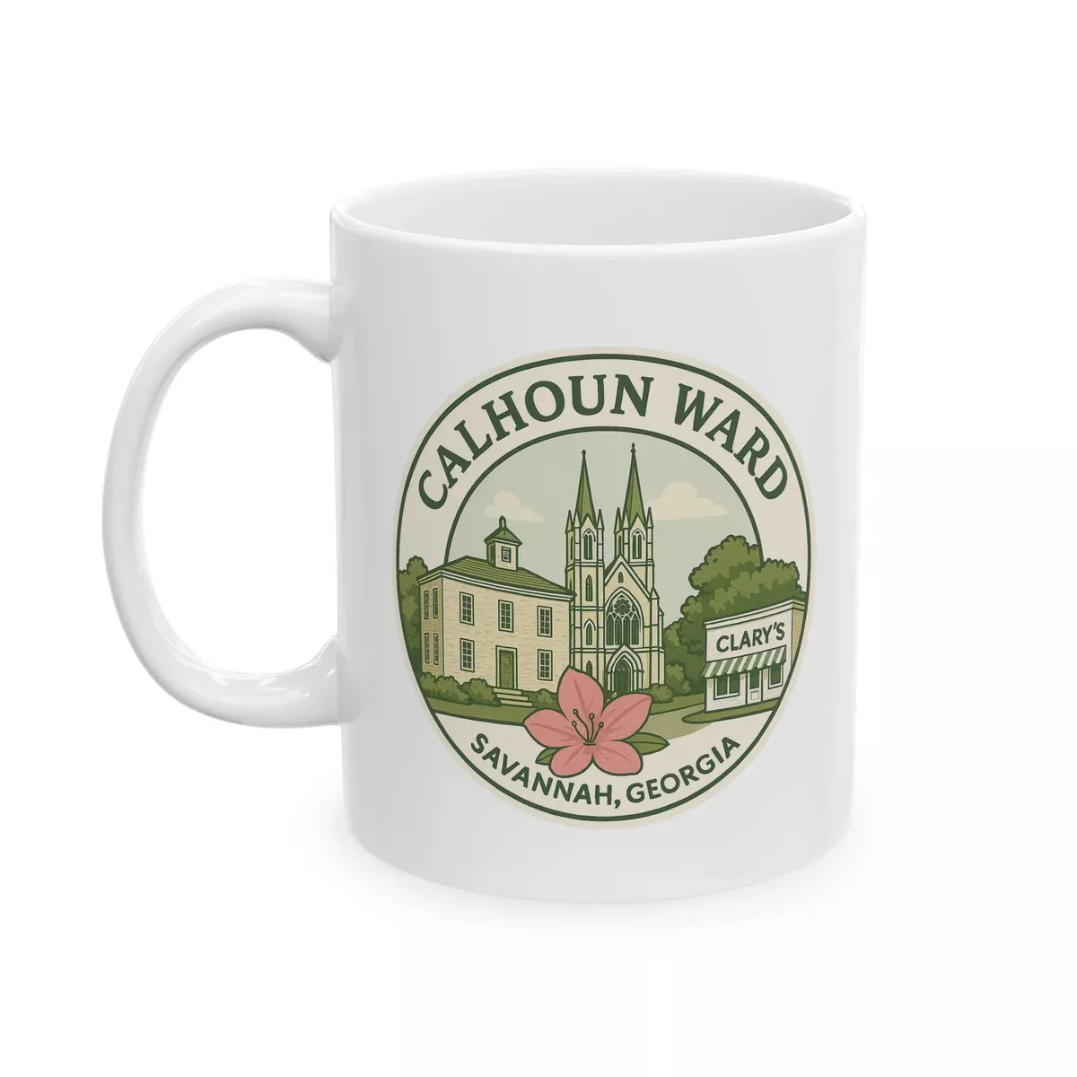 calhoun-ward-logo-ceramic-mug-wards-savannah-series Calhoun Ward Logo Ceramic Mug - Wards of Savannah Series